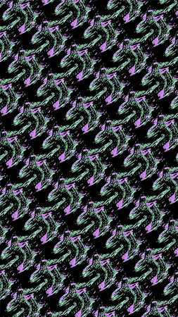 Ornate geometric pattern and abstract multicolored background