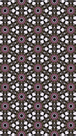 Ornate geometric pattern and abstract multicolored background