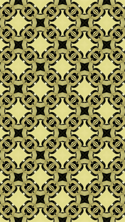 Ornate geometric pattern and abstract multicolored background