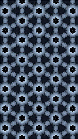 Ornate geometric pattern and abstract multicolored background