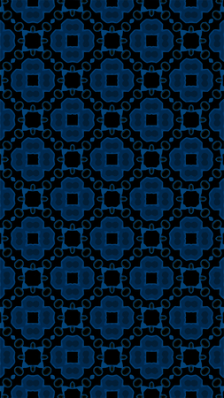 Ornate geometric pattern and abstract multicolored background