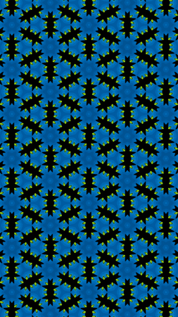 Ornate geometric pattern and abstract colored background