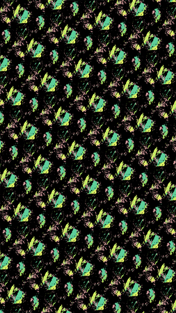 Ornate geometric pattern and abstract colored backgroundの写真素材