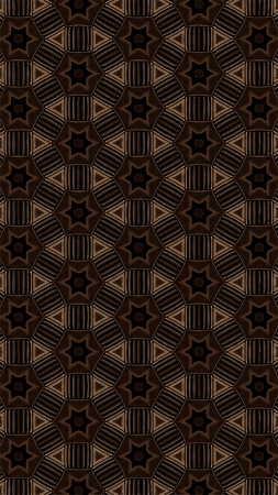 Ornate geometric pattern and abstract multicolored background