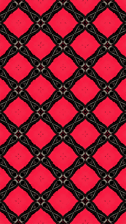 Ornate geometric pattern and abstract multicolored background