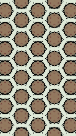 Ornate geometric pattern and abstract multicolored background