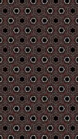 Ornate geometric pattern and abstract multicolored background