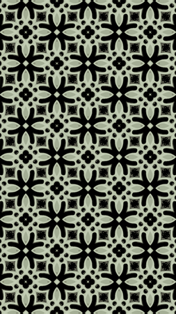 Ornate geometric pattern and abstract colored background