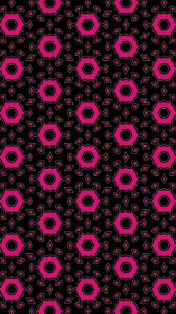 Ornate geometric pattern and abstract multicolored backgroundの写真素材