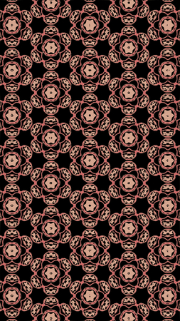 Ornate geometric pattern and abstract colored background