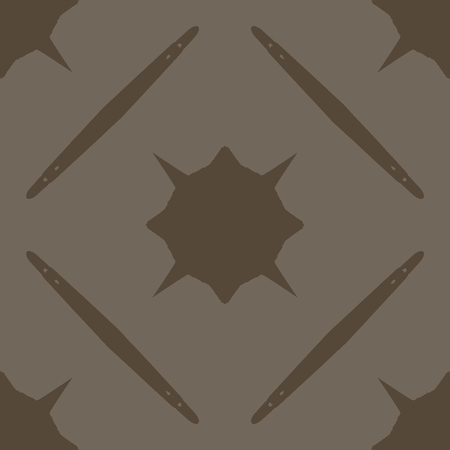 Pattern tile, ornate geometric pattern and two-tone abstract backgroundの写真素材