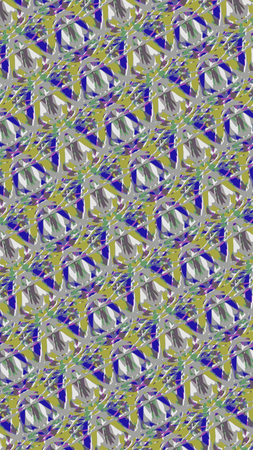 Ornate geometric pattern and abstract colored backgroundの写真素材