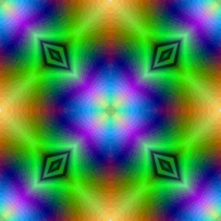Pattern tile, ornate geometric pattern and abstract colored background