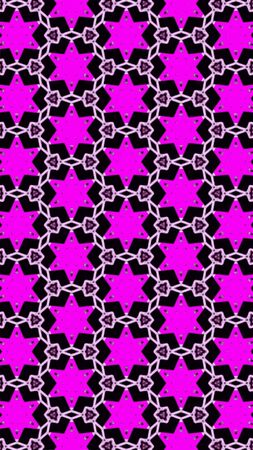 Ornate geometric pattern and abstract colored background