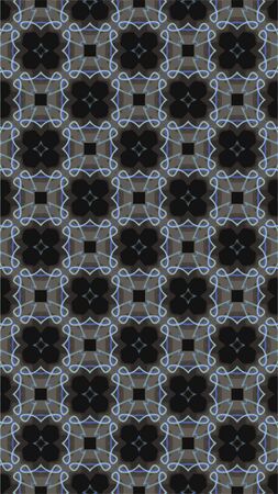 Ornate geometric pattern and abstract colored backgroundの写真素材