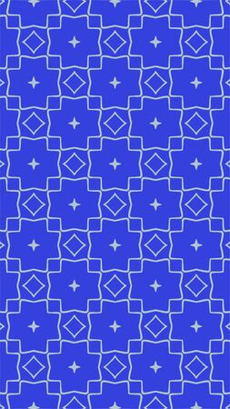 Ornate geometric pattern and two-tone abstract backgroundの写真素材