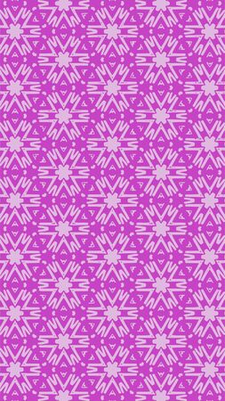 Ornate geometric pattern and two-tone abstract background