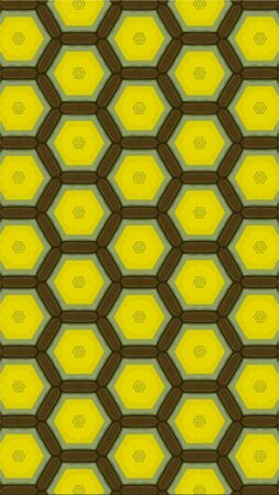 Ornate geometric pattern and abstract colored background
