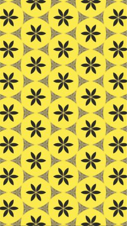 Ornate geometric pattern and abstract colored background