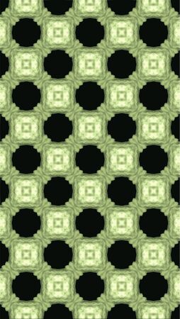 Ornate geometric pattern and abstract colored background