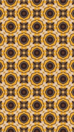 Ornate geometric pattern and abstract colored background