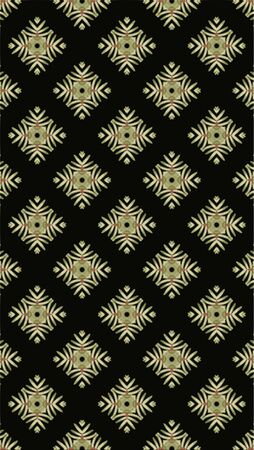 Ornate geometric pattern and abstract colored background