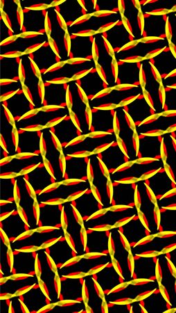 Ornate geometric pattern and abstract multicolored background