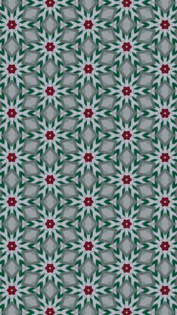 Ornate geometric pattern and abstract colored background