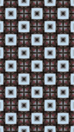 Ornate geometric pattern and abstract colored background