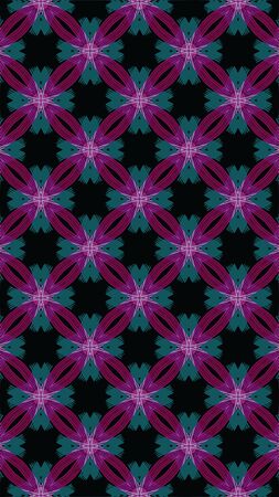 Ornate geometric pattern and abstract multicolored background