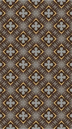 Ornate geometric pattern and abstract colored background