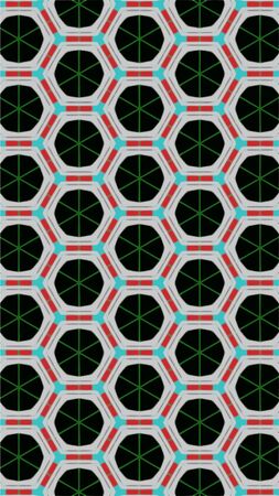 Ornate geometric pattern and abstract colored backgroundの写真素材