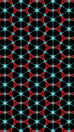 Ornate geometric pattern and abstract colored background