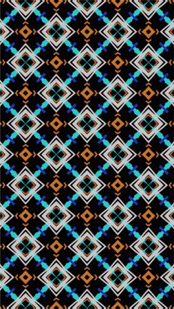 Ornate geometric pattern and abstract colored background
