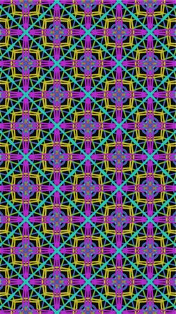 Ornate geometric pattern and abstract multicolored backgroundの写真素材