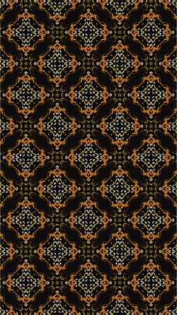 Ornate geometric pattern and abstract colored background