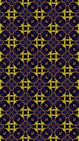 Ornate geometric pattern and abstract multicolored background