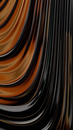 Artfully 3D rendering fractal, fanciful abstract illustration and colorful designed patternの写真素材