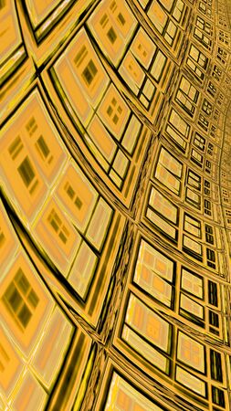 Artfully 3D rendering fractal, fanciful abstract illustration and colorful designed patternの写真素材