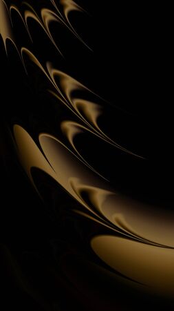 Artfully 3D rendering fractal, fanciful abstract illustration and colorful designed patternの写真素材