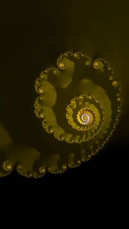 Artfully 3D rendering fractal, fanciful abstract illustration and colorful designed patternの写真素材