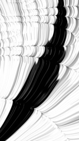 Artfully 3D rendering fractal, fanciful abstract illustration and colorful designed patternの写真素材