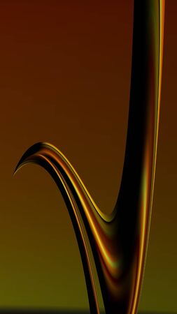 Artfully 3D rendering fractal backgroundの写真素材