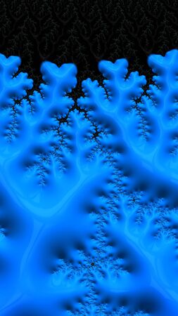Artfully 3D rendering fractal backgroundの写真素材