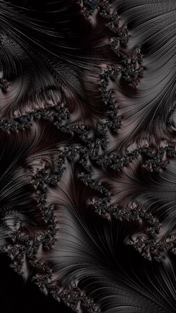 Artfully 3D rendering fractal backgroundの写真素材