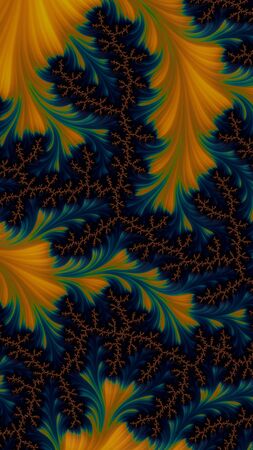 Artfully 3D rendering fractal backgroundの写真素材