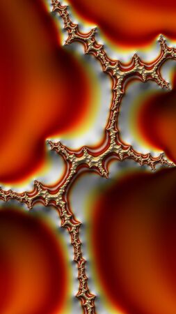 Artfully 3D rendering fractal backgroundの写真素材