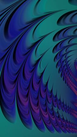 Ornate colourful 3D backgroundの写真素材