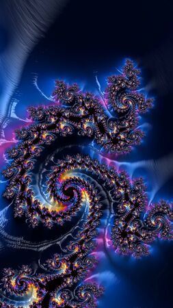 Ornate colourful 3D background