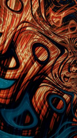 Ornate colorful 3D background, Artistic and imaginative digitally designed abstract 3D backgroundの写真素材